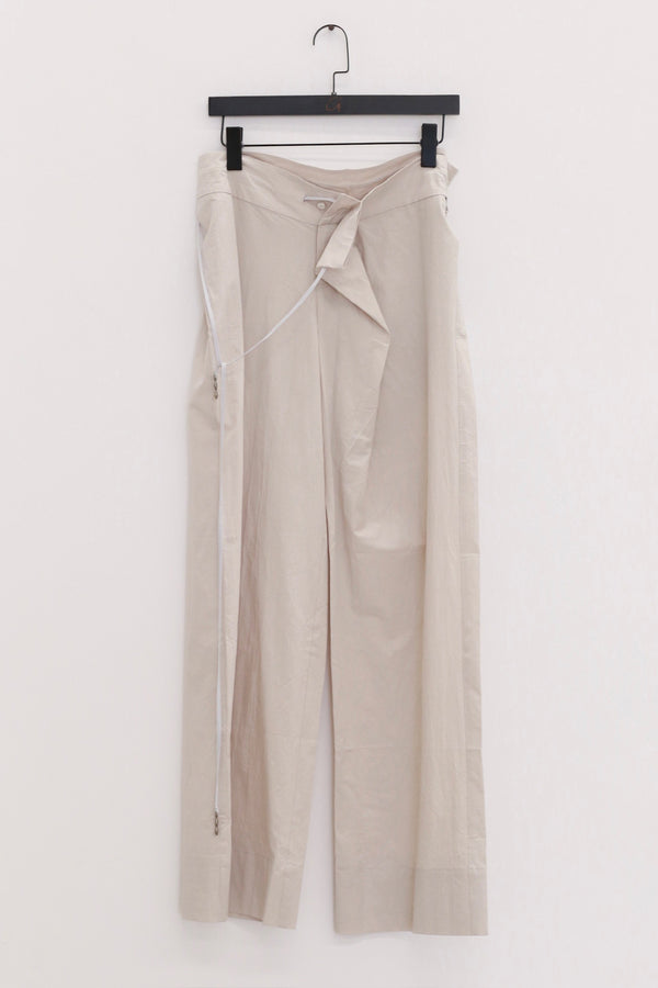 RUIbuilt 25 Spring/Summer Wrap-around Resort Casual Pants RUI-RSS25WV16-HUI Smoke Gray